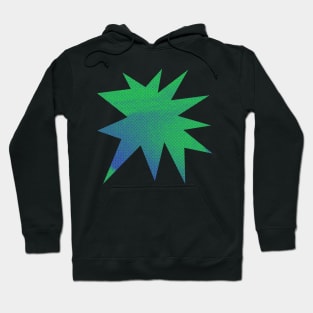 Retro Comic Burst Design Hoodie